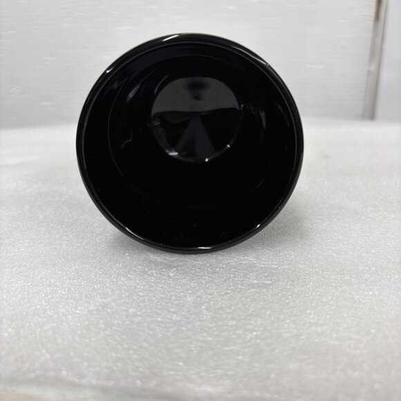 1970’s Noritake Spotlight Vintage Ebony Black Glass Goblets Set of Six (6) RARE - Picture 4 of 11